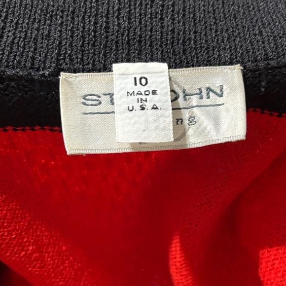 St. John evening sequence top size 10 - Picture 4 of 5